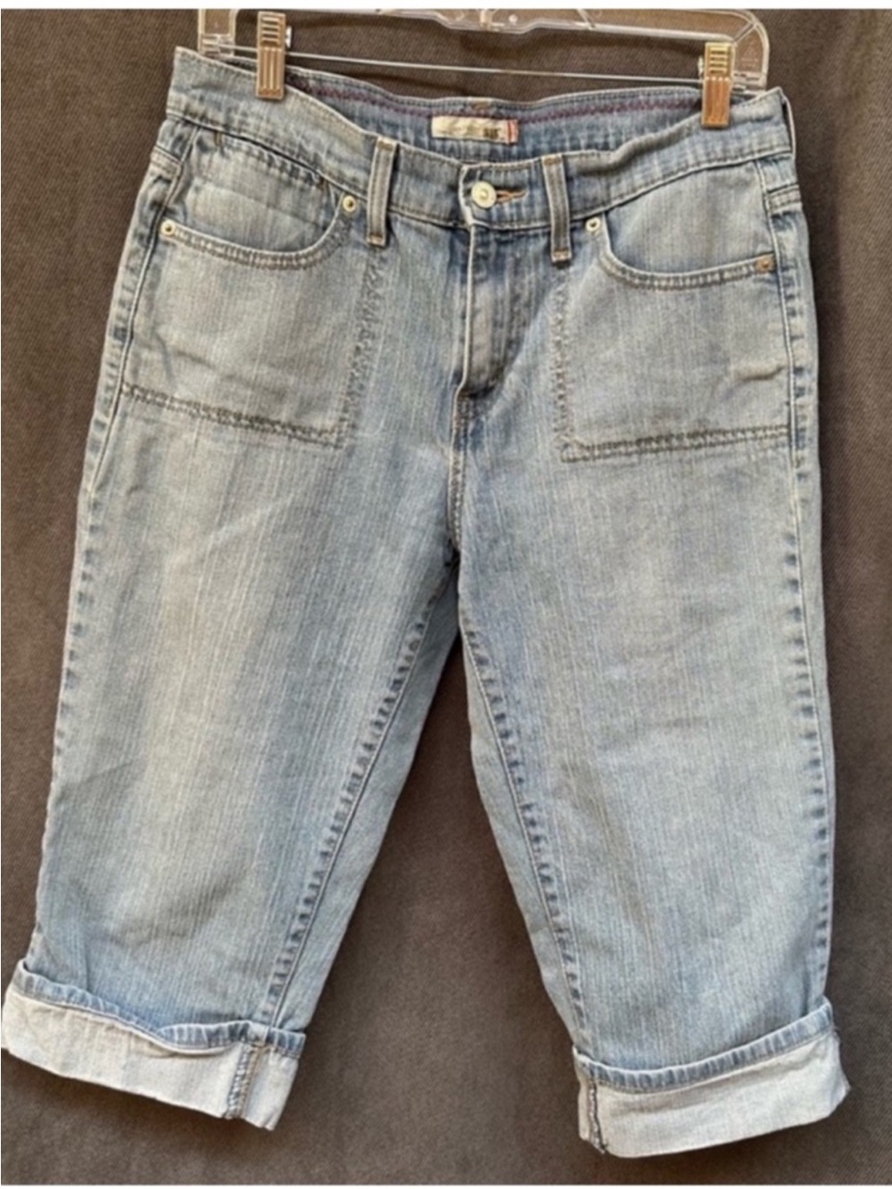 Levi’s 515 midrise capris denim women’s 10